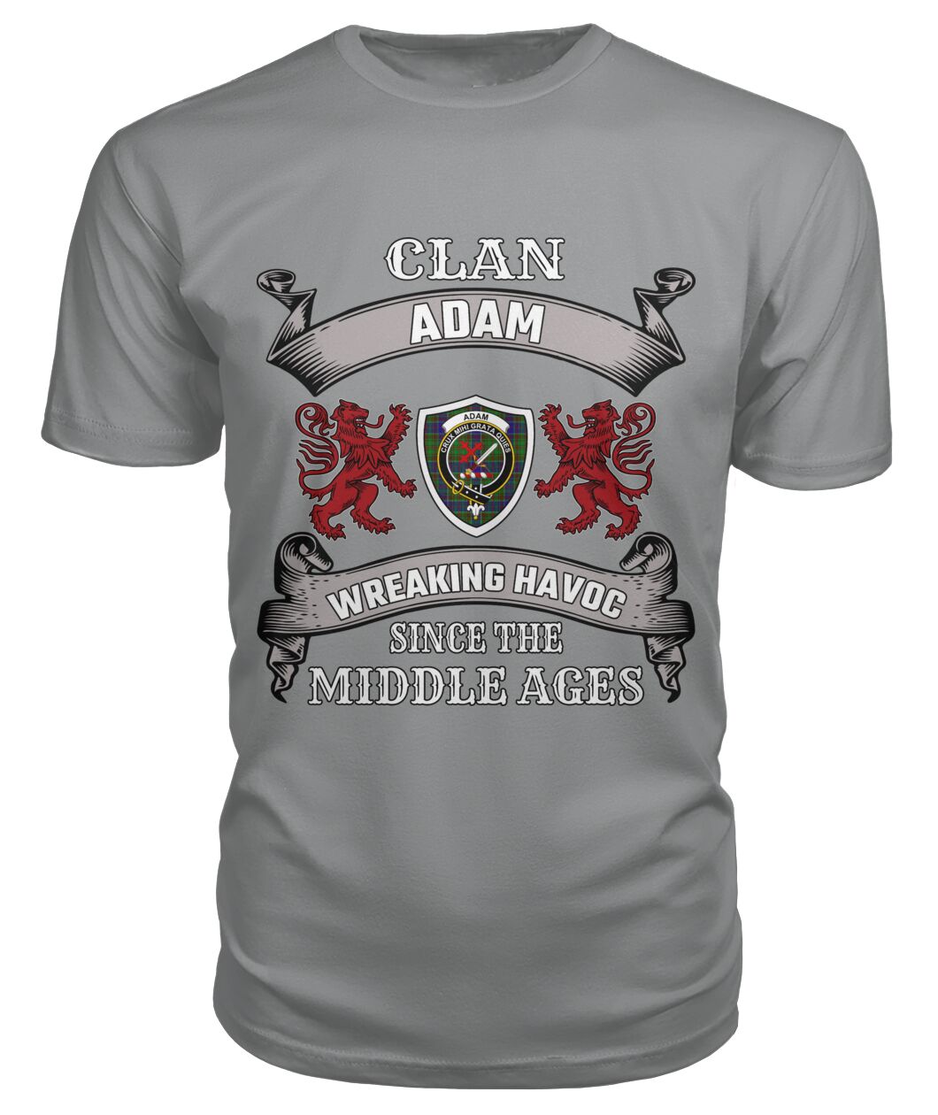 Adam Family Tartan - 2D T-shirt