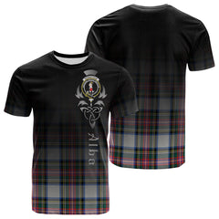 Dennistoun Tartan Crest T-shirt - Alba Celtic Style