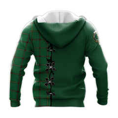 Don Tartan Hoodie - Lion Rampant And Celtic Thistle Style