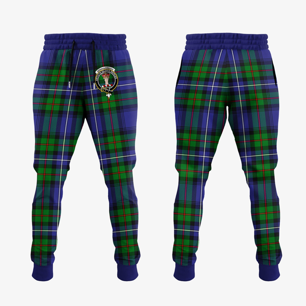 Donnachaidh Tartan Crest Jogger Sweatpants