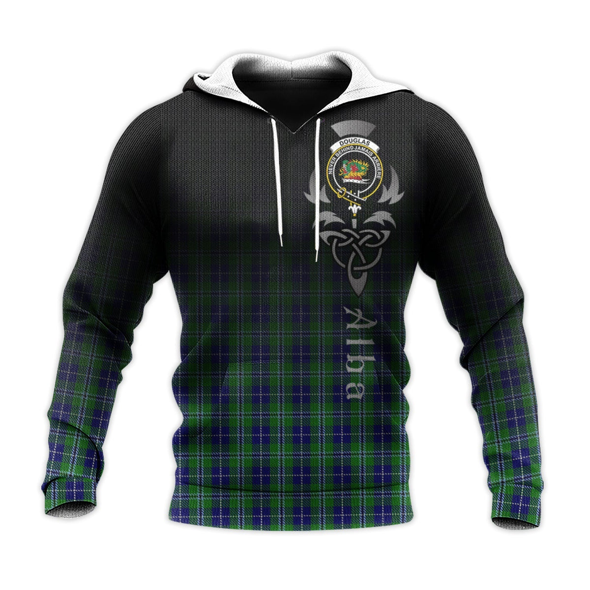 Douglas Tartan Hoodie - Alba Celtic Style