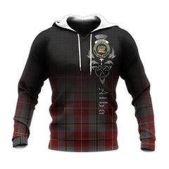 Douglas Ancient Red Tartan Hoodie - Alba Celtic Style