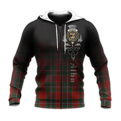 Drummond Ancient Tartan Hoodie - Alba Celtic Style