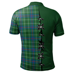 Duncan Ancient Tartan Polo Shirt - Lion Rampant And Celtic Thistle Style