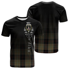 Dunlop Hunting Tartan Crest T-shirt - Alba Celtic Style