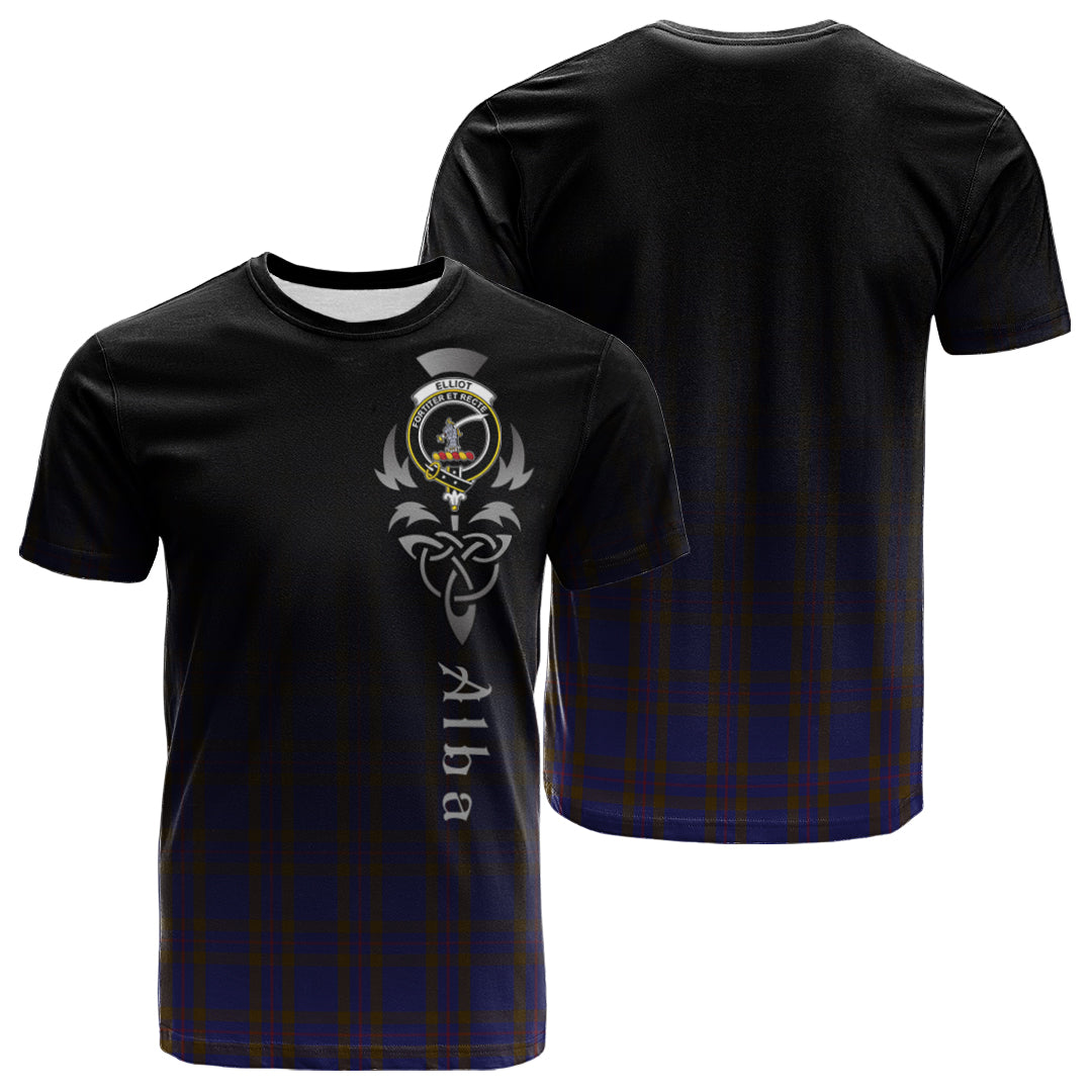 Elliot Tartan Crest T-shirt - Alba Celtic Style