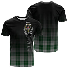 Erskine Green Tartan Crest T-shirt - Alba Celtic Style