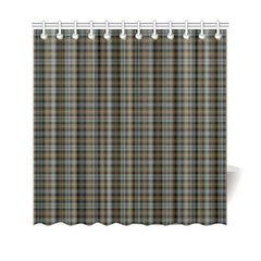 Farquharson Weathered Tartan Shower Curtain