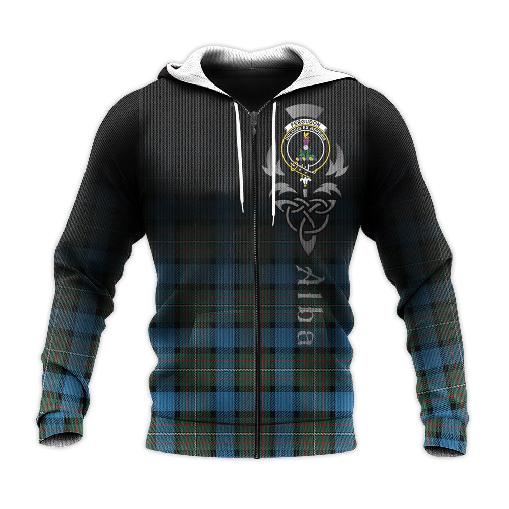 Fergusson Ancient Tartan Hoodie - Alba Celtic Style