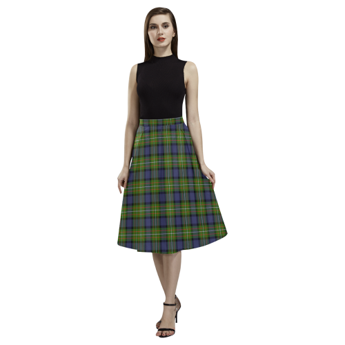 Fergusson Modern Tartan Aoede Crepe Skirt