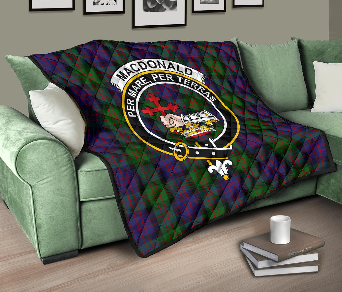 MacDonald Tartan Crest Quilt - SP