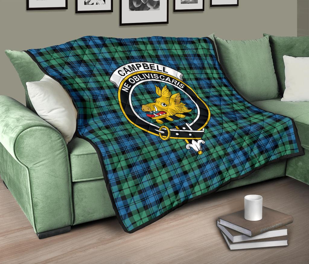 Campbell Ancient Family Tartan Quilt