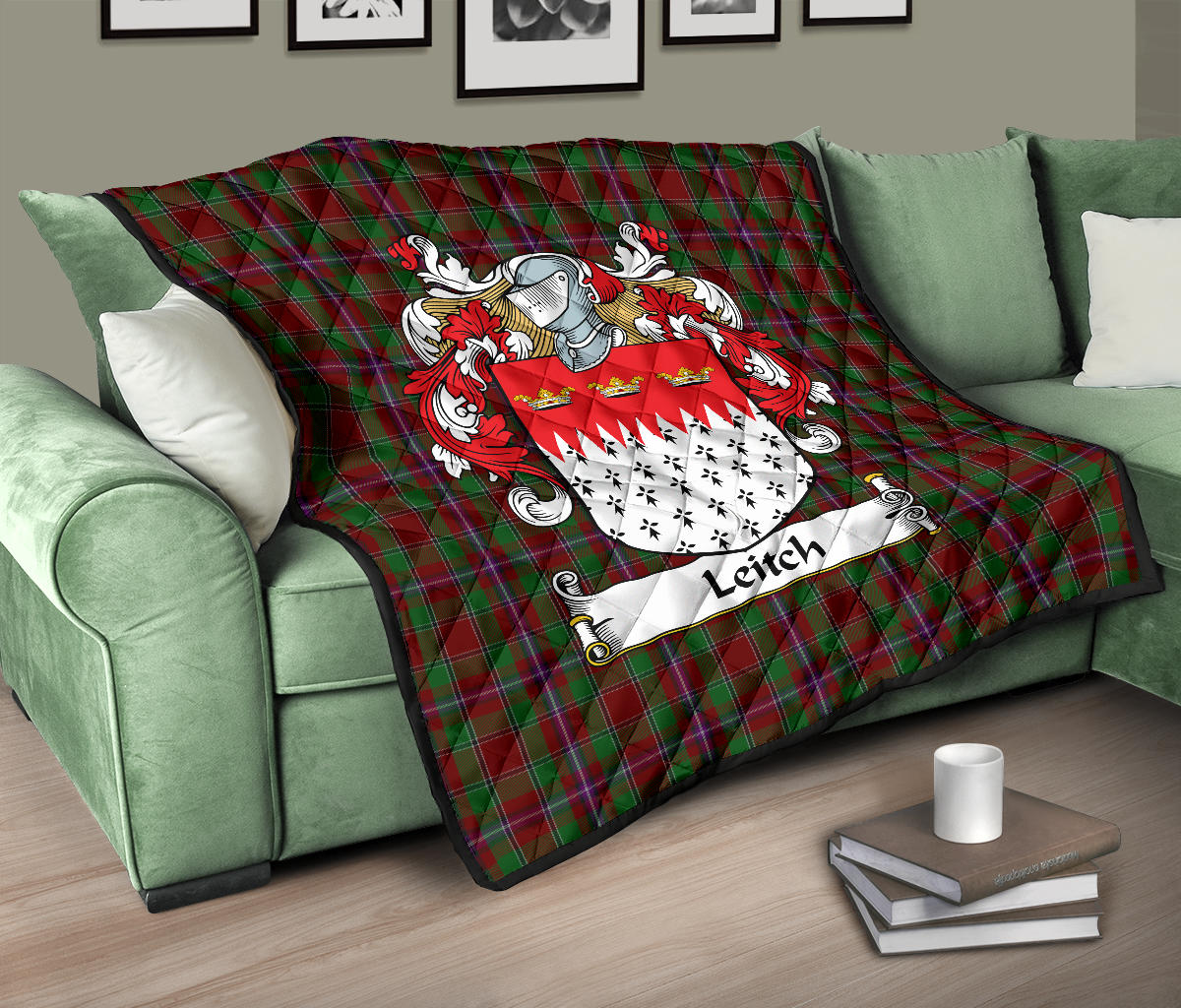 Leitch Crest Tartan Quilt - SP