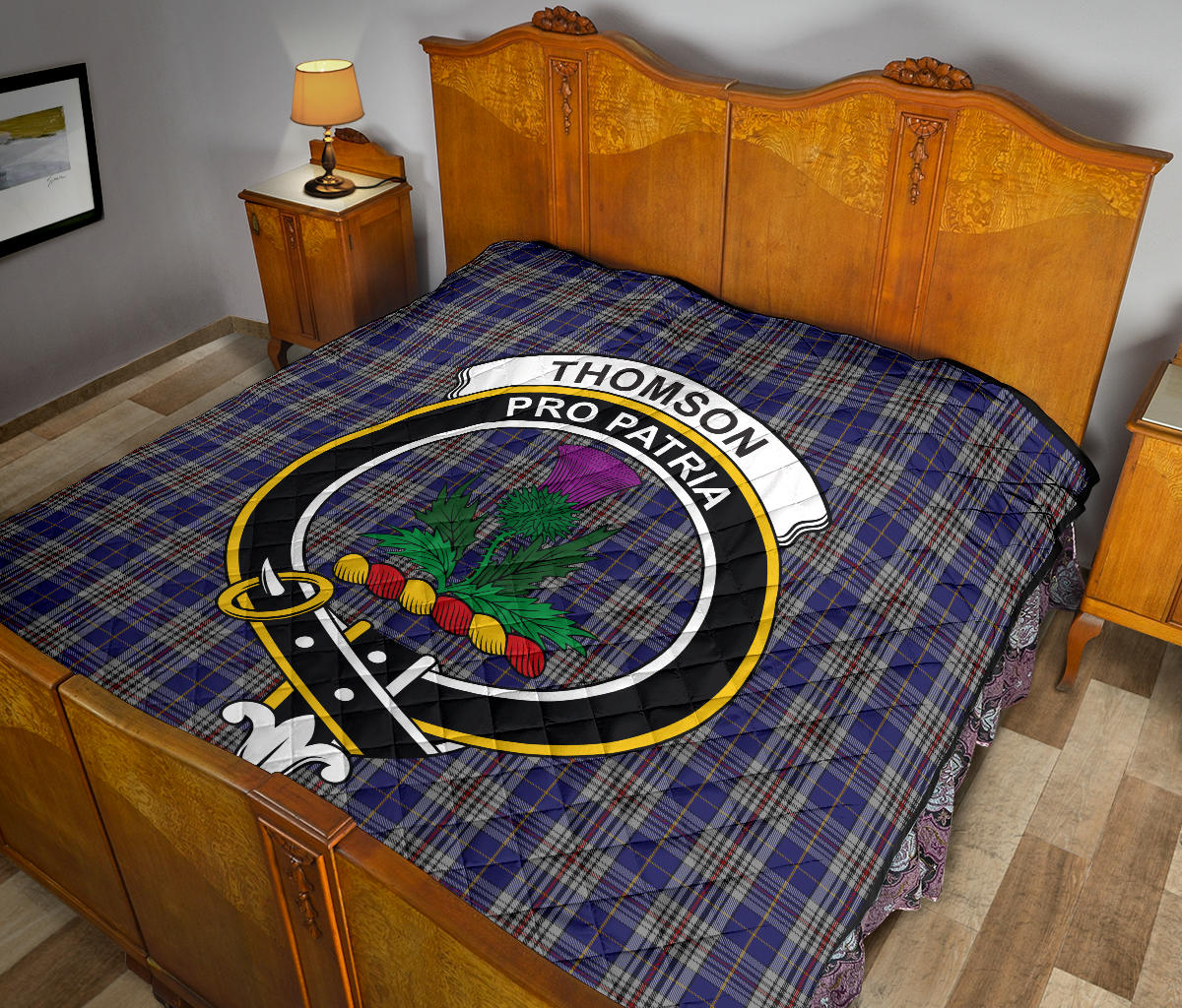 Thompson Variant Tartan Crest Quilt - SP