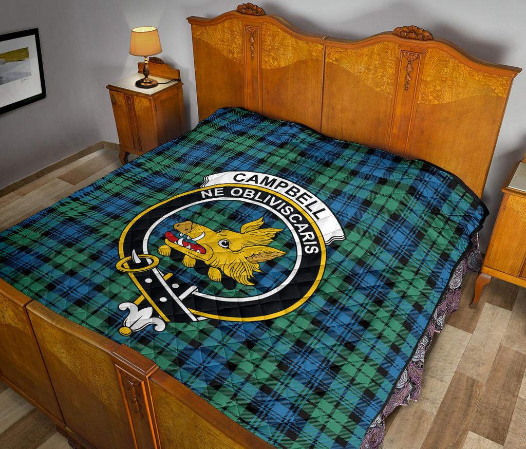 Campbell Ancient Family Tartan Quilt