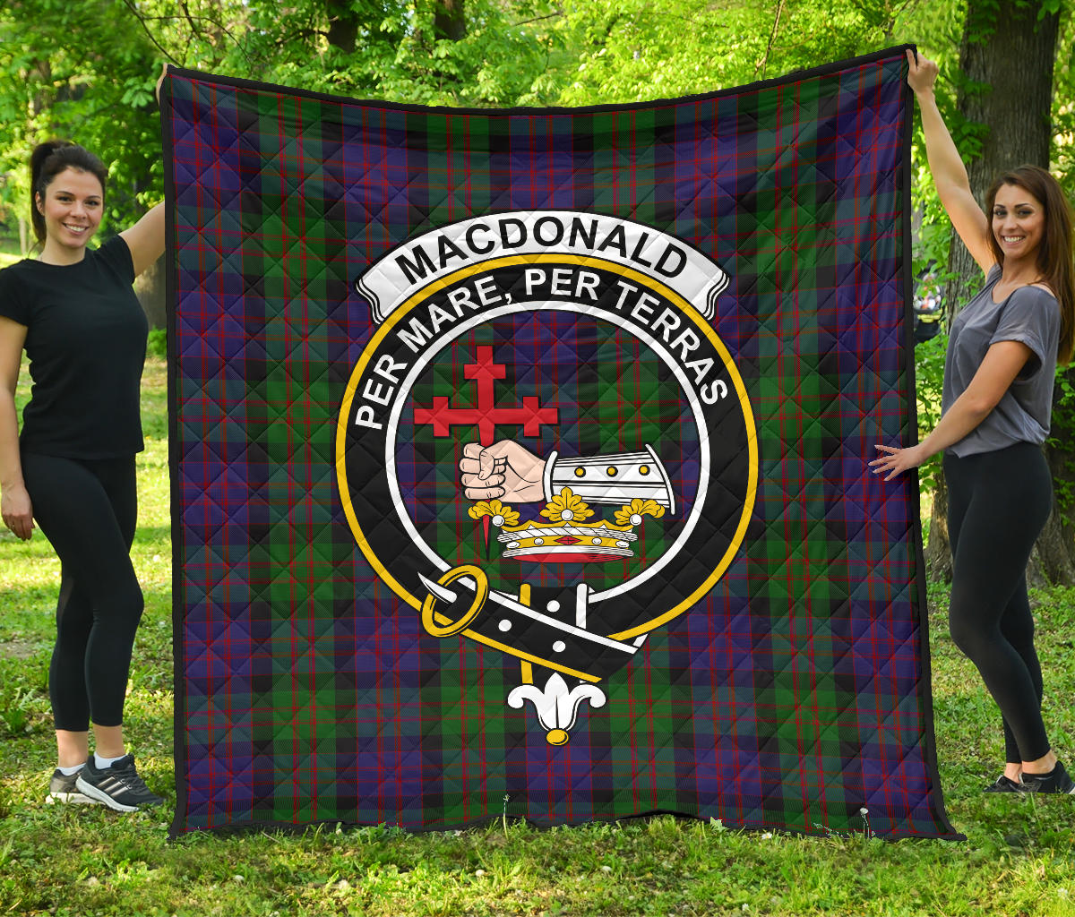 MacDonald Tartan Crest Quilt - SP