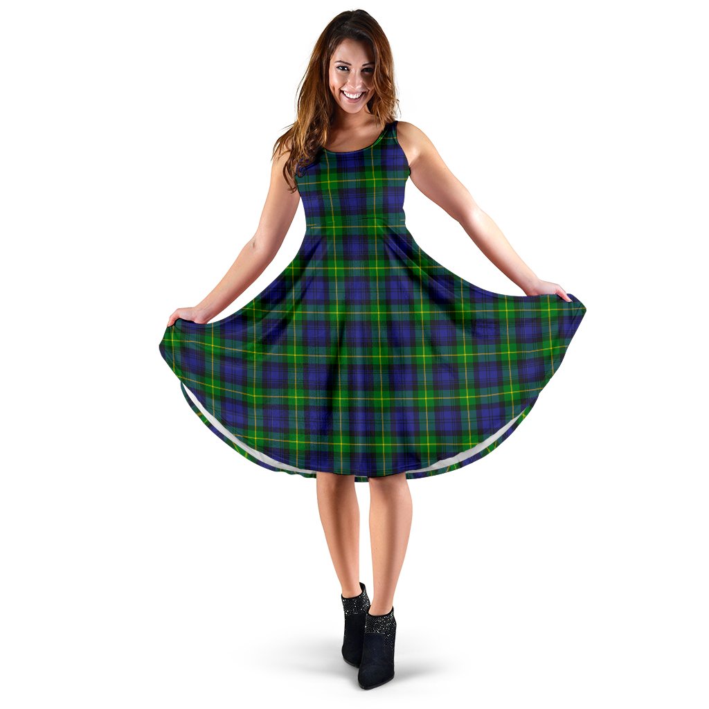 Gordon Modern Tartan Midi Dress