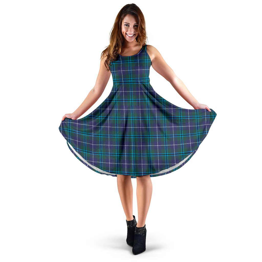 Douglas Modern Tartan Midi Dress