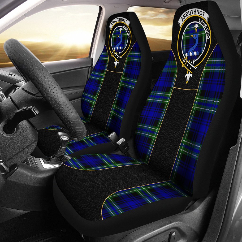 Arbuthnot Modern Tartan Crest Special Style Car Seat Cover