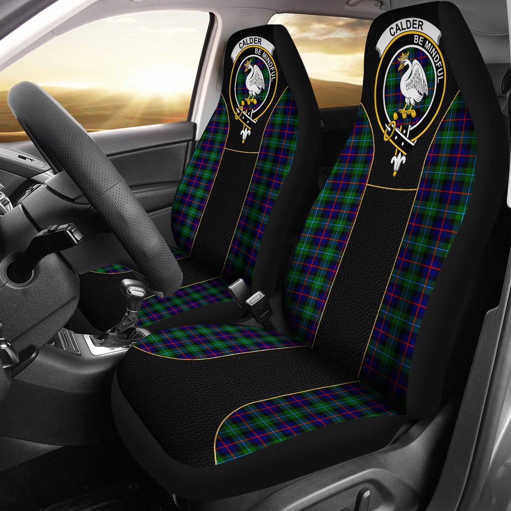 Campbell Family Tartan Crest Car seat cover