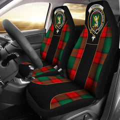 Stewart (High Stewards) Family Tartan Crest Car Seat Cover