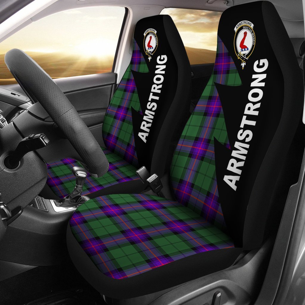 Armstrong Tartan Crest Car seat cover