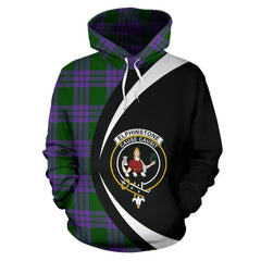 Elphinstone Tartan Crest Hoodie - Circle Style