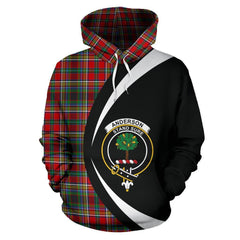 Anderson of Arbrake Tartan Crest Hoodie - Circle Style