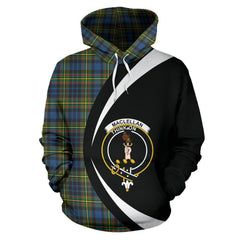 MacLellan Ancient Tartan Crest Hoodie - Circle Style