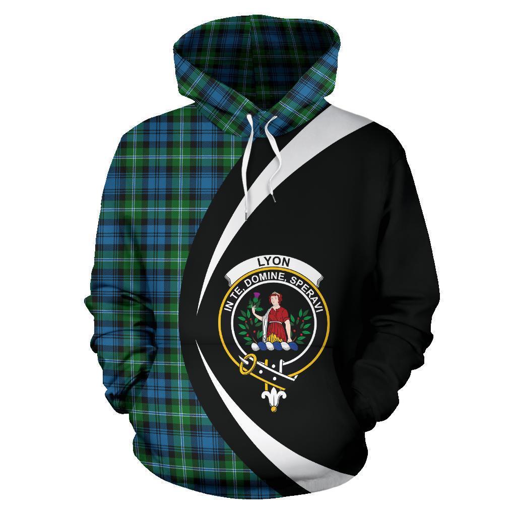 Lyon Tartan Crest Hoodie - Circle Style