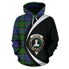 Paterson Tartan Crest Hoodie - Circle Style