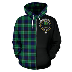 Abercrombie Tartan Crest Zipper Hoodie - Half Of Me Style