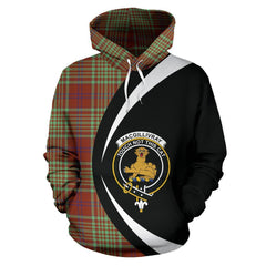 MacGillivray Hunting Ancient Tartan Crest Hoodie - Circle Style