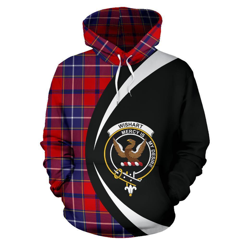 Wishart Dress Tartan Crest Hoodie - Circle Style