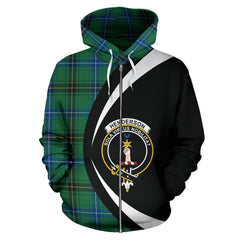 Henderson (Mackendrick) Ancient Tartan Crest Zipper Hoodie - Circle Style