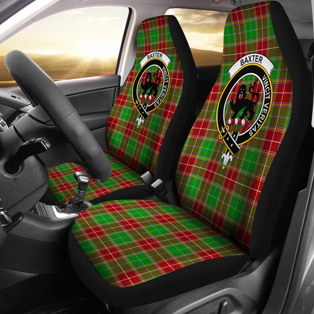 Baxter Tartan Crest Car Seat Cover