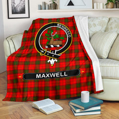 Maxwell Family Tartan Crest Blankets
