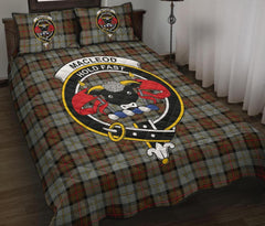 MacLeod of Harris Weathered Tartan Crest Quilt Bed Set