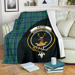 Keith Ancient Tartan Crest Blanket - 3 Sizes