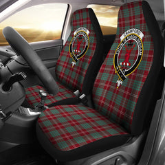 Crawford Tartan Crest Car Seat Cover