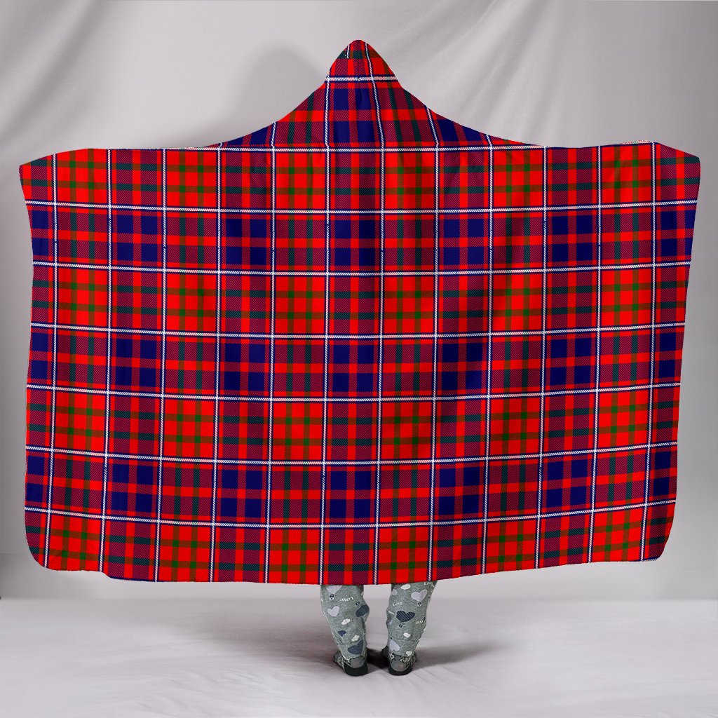 Cameron of Lochiel Modern Tartan Hooded Blanket