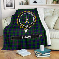 Shaw (of Tordarroch) Tartan Crest Blankets