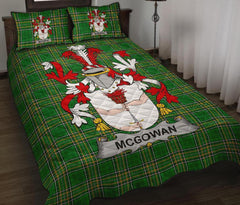 McGowan or McGouan Tartan Crest Quilt Bed Set
