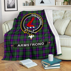 Armstrong Tartan Crest Blanket - 3 Sizes