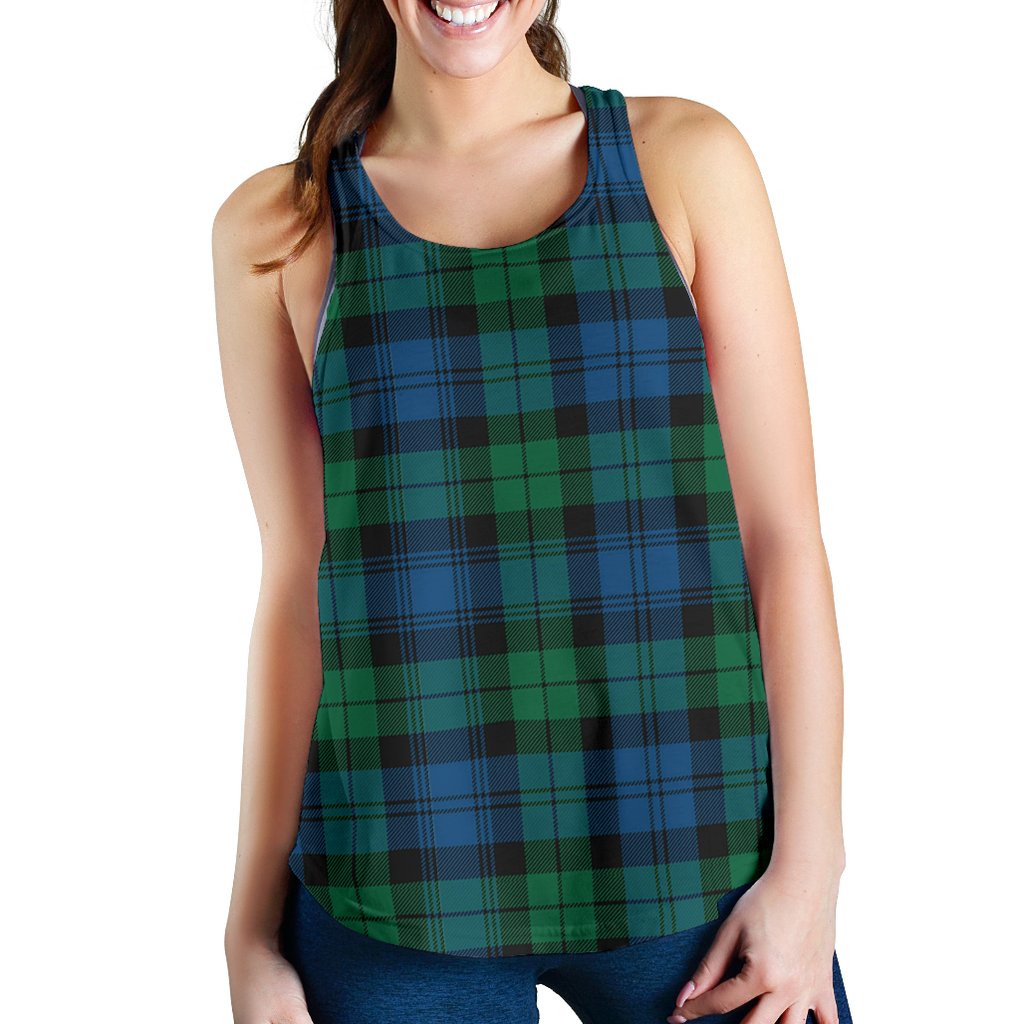 Blackwatch Ancient Tartan Women Racerback Tank Top