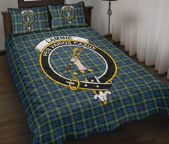Lamont Ancient Tartan Crest Quilt Bed Set