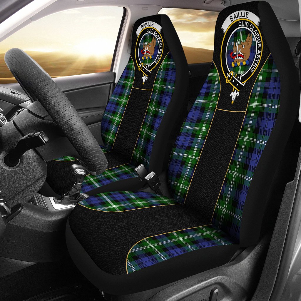 Baillie Tartan Crest Special Style Car Seat Cover