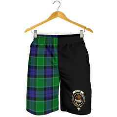 Graham of Menteith Modern Tartan Crest Short For Men - Haft Style