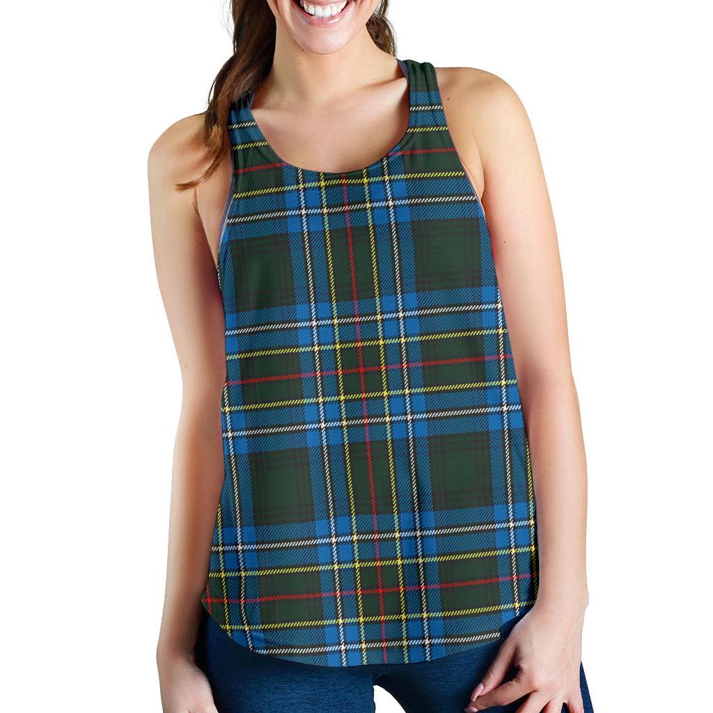 Cockburn Modern Tartan Women Racerback Tank Top