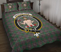 MacFarlane Hunting Ancient Tartan Crest Quilt Bed Set